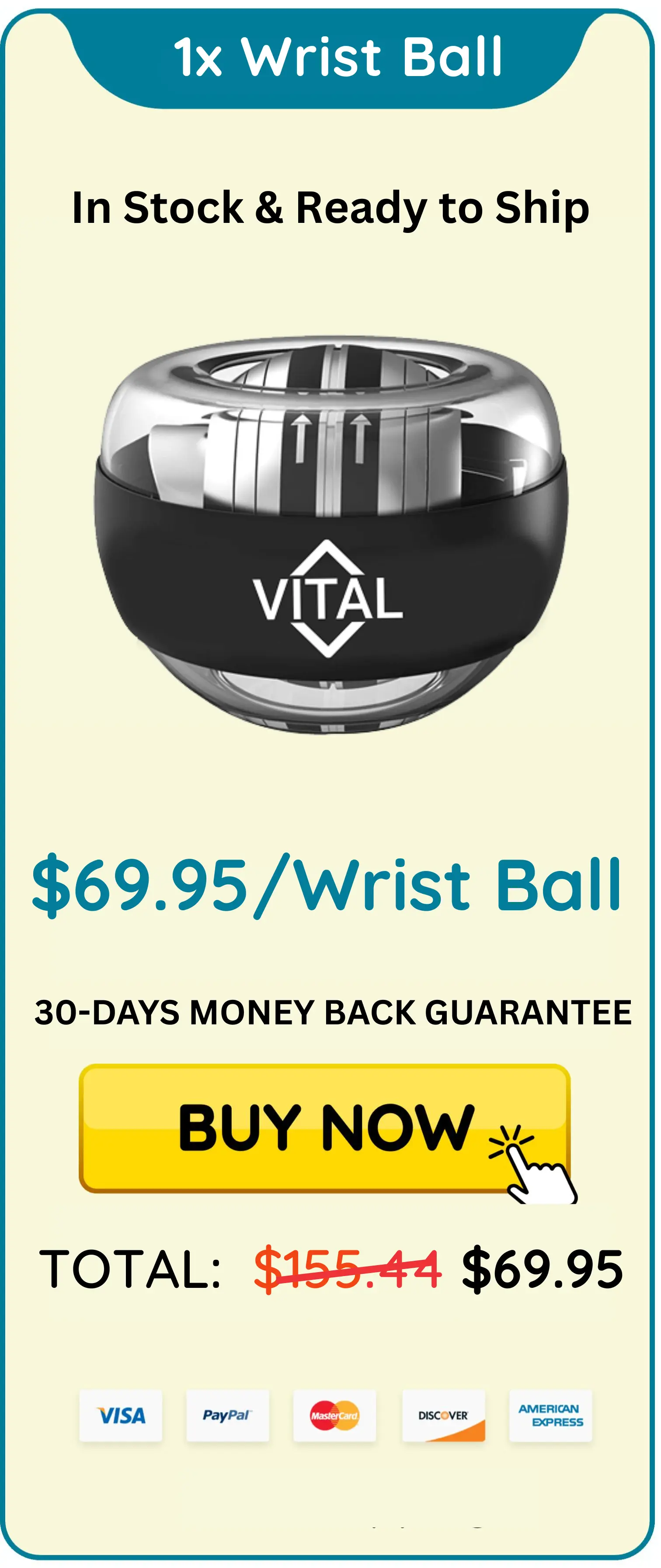 Vital Wrist Ball package 1